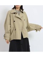 【ヴァン/Vin】のトレンチデザインドルマンコート 人気、トレンドファッション・服の通販 founy(ファニー) ファッション Fashion レディースファッション WOMEN アウター Coat Outerwear コート Coats おすすめ Recommend オケージョン Occasion トレンチ Trench ブローチ Brooch ヘムライン Hemline マニッシュ Mannish ビジネス 仕事 通勤 Business thumbnail サンドベージュ|ID: prp329100004426767 ipo3291000000030954218