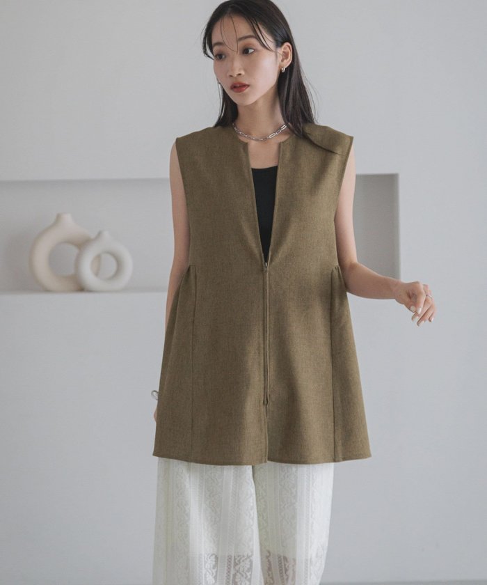 【ローリーズファーム/LOWRYS FARM】のホップサックベスト インテリア・キッズ・メンズ・レディースファッション・服の通販 founy(ファニー) https://founy.com/ ファッション Fashion レディースファッション WOMEN アウター Coat Outerwear トップス・カットソー Tops/Tshirt ベスト/ジレ Gilets/Vests おすすめ Recommend ギャザー Gather シンプル Simple セットアップ Set Up ペプラム Peplum 人気 Popularity 定番 Standard |ID: prp329100004426923 ipo3291000000031142117