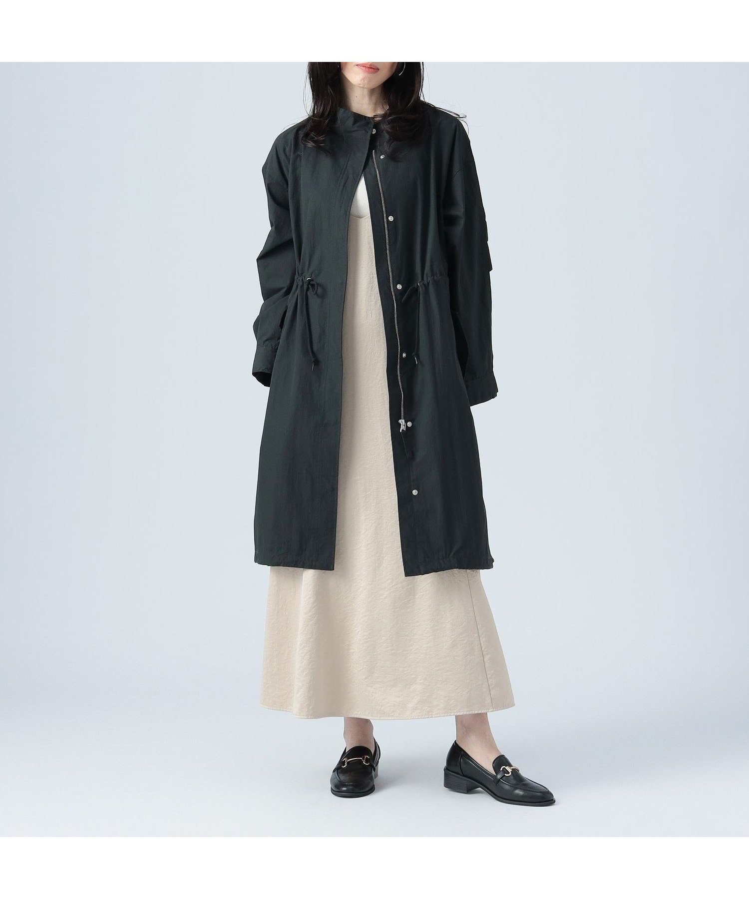 【ビームス ハート/BEAMS HEART】の撥水ナイロン モッズコート きれいめ 25SS 人気、トレンドファッション・服の通販 founy(ファニー) 　ファッション　Fashion　レディースファッション　WOMEN　アウター　Coat Outerwear　コート　Coats　モッズ/フィールドコート　Mods Coats/Field Coats　2025年　2025　2025春夏・S/S　Ss,Spring/Summer,2025　ジップ　Zip　ジャケット　Jacket　スウェット　Sweat　スラックス　Slacks　デニム　Denim　トレンド　Trend　ドローコード　Draw Cord　フロント　Front　モッズコート　Mod Coat　ワイド　Wide　洗える　Washable　 other-1|ID: prp329100004426984 ipo3291000000030962688