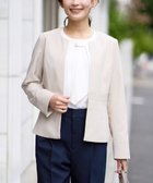 【アー ヴェー ヴェー/a.v.v】の【洗える/ストレッチ/UVカット】麻調ストレッチキーネックジャケット 人気、トレンドファッション・服の通販 founy(ファニー) ファッション Fashion レディースファッション WOMEN アウター Coat Outerwear ジャケット Jackets 春 Spring 洗える Washable クロップド Cropped シンプル Simple ジャケット Jacket ストレッチ Stretch ストレート Straight スリット Slit セットアップ Set Up パターン Pattern フォーマル Formal ベーシック Basic ポケット Pocket 楽ちん Easy ワイド Wide S/S・春夏 Ss・Spring/Summer 再入荷 Restock/Back In Stock/Re Arrival 夏 Summer ビジネス 仕事 通勤 Business thumbnail ベージュ|ID: prp329100004427072 ipo3291000000031684192