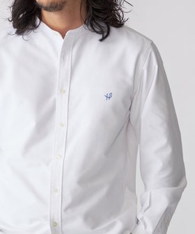 【シップス/SHIPS / MEN】の【WEB限定】SHIPS 防シワ・吸水速乾 Drymix ワンポイントロゴバンドカラーシャツ 人気、トレンドファッション・服の通販 founy(ファニー) ファッション Fashion メンズファッション MEN カーディガン Cardigan 吸水 Water Absorption ジャケット Jacket スタイリッシュ Stylish 定番 Standard おすすめ Recommend ビジネス 仕事 通勤 Business |ID:prp329100004427256