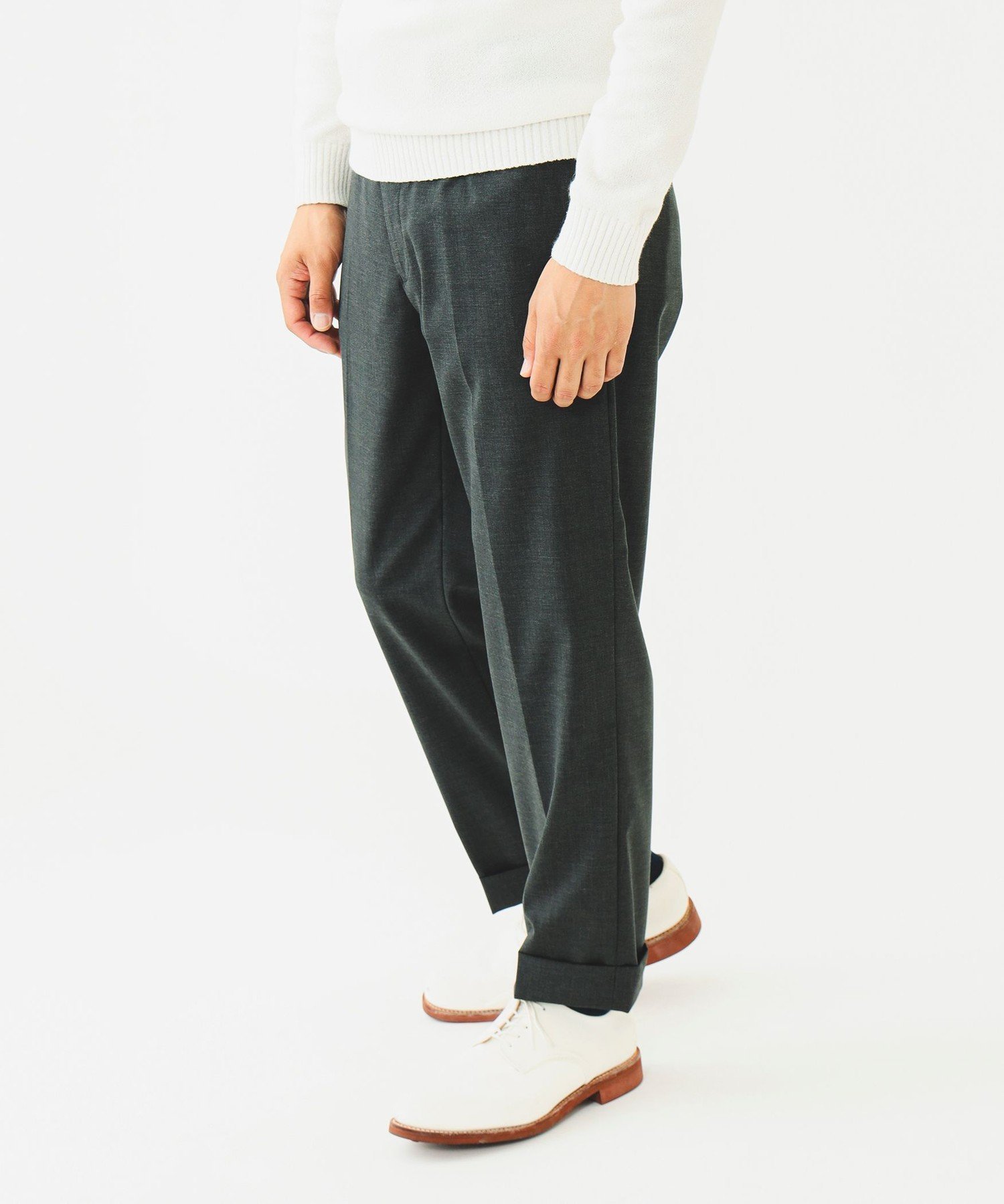 【ビームス/BEAMS / MEN】のIVY Trousers AnkleCut Combat Wool Tropical インテリア・キッズ・メンズ・レディースファッション・服の通販 founy(ファニー) 　ファッション　Fashion　メンズファッション　MEN　春　Spring　ジャケット　Jacket　ストレッチ　Stretch　スポーツ　Sports　スリム　Slim　セットアップ　Set Up　テーパード　Tapered　定番　Standard　フィット　Fit　プリーツ　Pleats　ループ　Loop　S/S・春夏　Ss・Spring/Summer　夏　Summer　MID_GREY|ID: prp329100004427289 ipo3291000000030915646