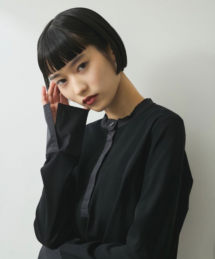 【アダム エ ロペ/ADAM ET ROPE'】の【WEB限定】カットオフコンビロンT インテリア・キッズ・メンズ・レディースファッション・服の通販 founy(ファニー) https://founy.com/ ファッション Fashion レディースファッション WOMEN トップス・カットソー Tops/Tshirt ロング / Tシャツ T-Shirts インナー Inner 春 Spring カットソー Cut And Sew カフス Cuffs カーディガン Cardigan コンパクト Compact シンプル Simple スタンド Stand フロント Front ポケット Pocket S/S・春夏 Ss・Spring/Summer おすすめ Recommend 夏 Summer 2025年 2025 2025春夏・S/S Ss,Spring/Summer,2025 |ID: prp329100004427498 ipo3291000000031981939