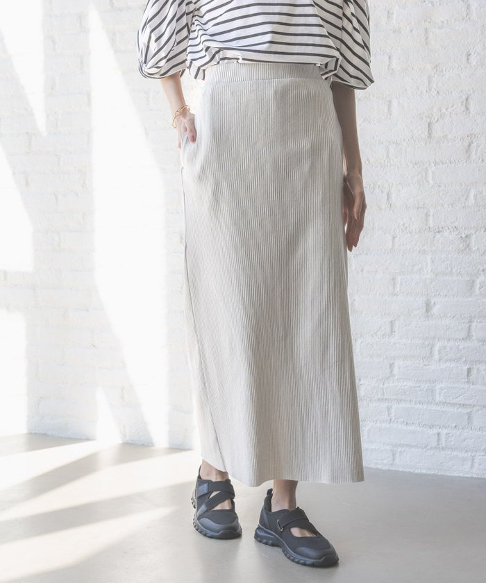 【グローバルワーク/GLOBAL WORK】のセルフCUTリブIラインスカート/288750 インテリア・キッズ・メンズ・レディースファッション・服の通販 founy(ファニー) https://founy.com/ ファッション Fashion レディースファッション WOMEN スカート Skirt スリット Slit トレーナー Trainer バランス Balance |ID: prp329100004427517 ipo3291000000031701864