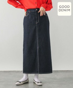 【グローバルワーク/GLOBAL WORK】 GOODデニムIラインスカート/209642人気、トレンドファッション・服の通販 founy(ファニー) ファッション Fashion レディースファッション WOMEN スカート Skirt クロップド Cropped シンプル Simple ジャケット Jacket スウェット Sweat スリット Slit デニム Denim フロント Front |ID:prp329100004427525