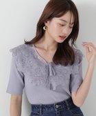 【プロポーション ボディドレッシング/PROPORTION BODY DRESSING】のケープ風レース付きニット 人気、トレンドファッション・服の通販 founy(ファニー) ファッション Fashion レディースファッション WOMEN トップス・カットソー Tops/Tshirt ニット Knit Tops デニム Denim マーメイド Mermaid リボン Ribbon レース Race thumbnail ブルー|ID: prp329100004428020 ipo3291000000030922308