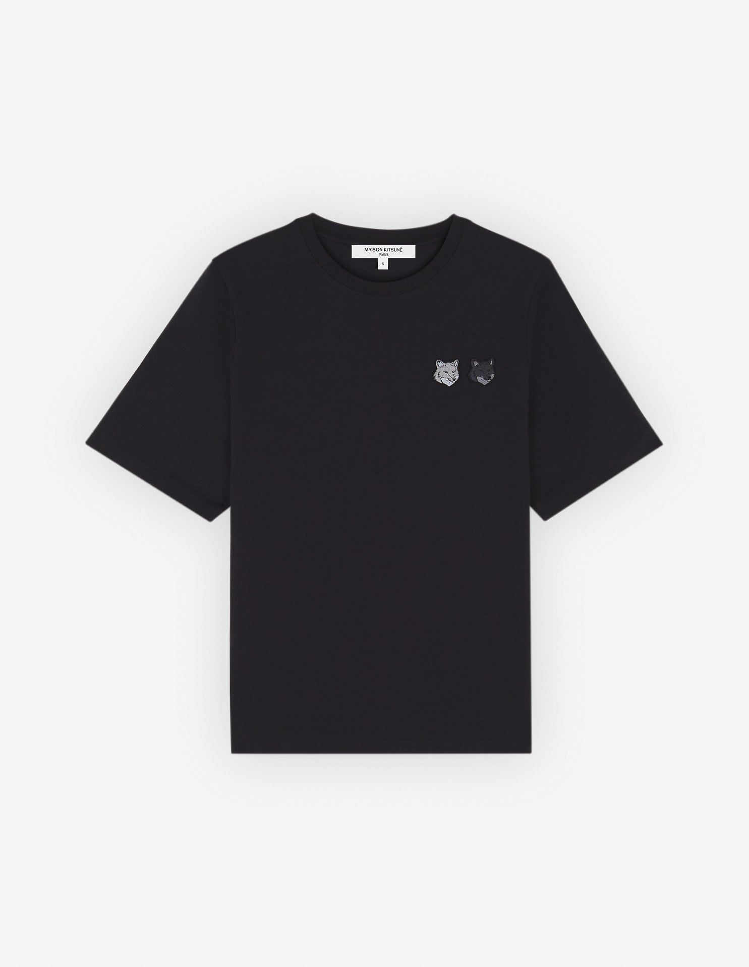 【メゾン キツネ/MAISON KITSUNE】のMaison Kitsune/DOUBLE BOLD FOX HEAD PATCH COMFORT TEE SHIRT 人気、トレンドファッション・服の通販 founy(ファニー) 　ファッション　Fashion　レディースファッション　WOMEN　トップス・カットソー　Tops/Tshirt　シャツ/ブラウス　Shirts/Blouses　コレクション　Collection　ショート　Short　ジャージー　Jersey　スリーブ　Sleeve　パッチ　Patch　半袖　Short Sleeve　夏　Summer　S/S・春夏　Ss・Spring/Summer　無地　Plain Color　 other-1|ID: prp329100004428205 ipo3291000000031046868