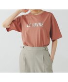 【グローバルワーク/GLOBAL WORK】のリッチクリーンプリントT半袖/147640 テラコッタ箔ロゴ42|ID:prp329100004428347