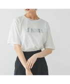 【グローバルワーク/GLOBAL WORK】のリッチクリーンプリントT半袖/147640 オフ箔ロゴ03|ID:prp329100004428347