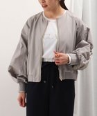 【ノーリーズ/NOLLEY'S】のジャージワークスリーブブルゾン 人気、トレンドファッション・服の通販 founy(ファニー) ファッション Fashion レディースファッション WOMEN アウター Coat Outerwear ブルゾン Blouson/Jackets カットソー Cut And Sew カーディガン Cardigan コンパクト Compact ショート Short ジャージ Jersey スリーブ Sleeve フォルム Form ブルゾン Blouson ヨーク Yoke おすすめ Recommend 2025年 2025 2025春夏・S/S Ss,Spring/Summer,2025 thumbnail グレー|ID: prp329100004428559 ipo3291000000031015453