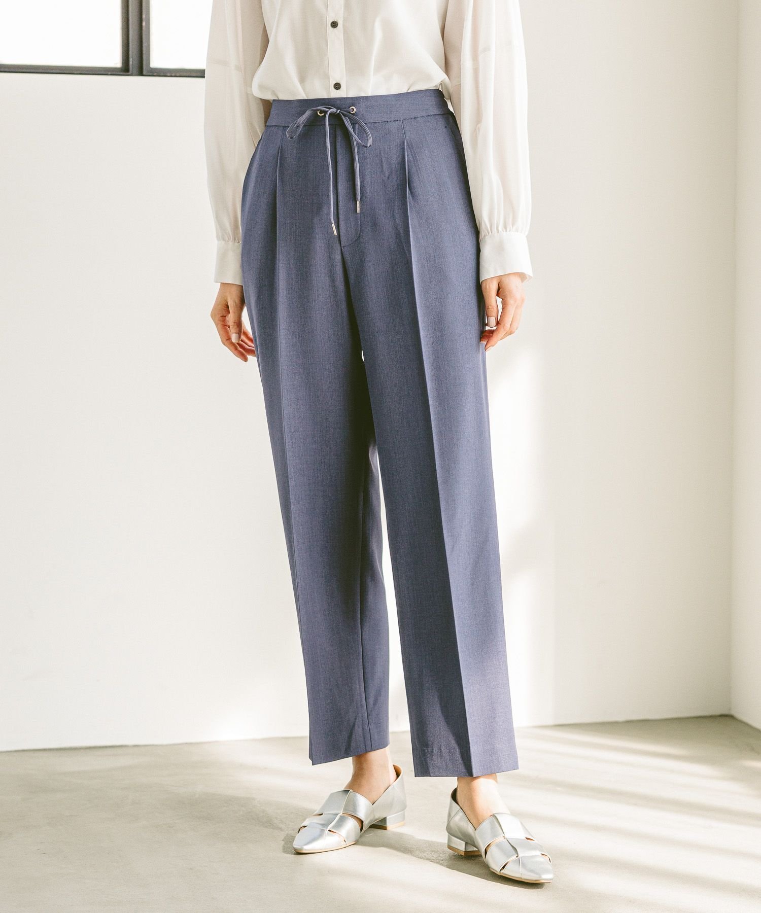 【グローバルワーク/GLOBAL WORK】のリラックススマートストレートパンツ/147673 人気、トレンドファッション・服の通販 founy(ファニー) 　ファッション　Fashion　レディースファッション　WOMEN　パンツ　Pants　ジャケット　Jacket　スウェット　Sweat　ストレッチ　Stretch　ストレート　Straight　センター　Center　フラット　Flat　フロント　Front　楽ちん　Easy　長袖　Long Sleeve　 other-1|ID: prp329100004429139 ipo3291000000031838596