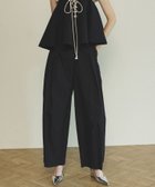 【メゾンスペシャル/MAISON SPECIAL】のWaist Pleats Cocoon Pants 人気、トレンドファッション・服の通販 founy(ファニー) ファッション Fashion レディースファッション WOMEN パンツ Pants 夏 Summer thumbnail BLK|ID: prp329100004429234 ipo3291000000030931530