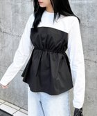 【イング/INGNI】のINGNI/ビスチェドッキングTOPs 人気、トレンドファッション・服の通販 founy(ファニー) ファッション Fashion レディースファッション WOMEN トップス・カットソー Tops/Tshirt ビスチェ Bustier おすすめ Recommend カットソー Cut And Sew シンプル Simple スマホ Smartphone デニム Denim ビスチェ Bustier thumbnail クロ/オフホワイト|ID: prp329100004429595 ipo3291000000030934759