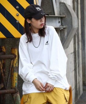 【ジップファイブ/ZIP FIVE】のKANGOL*ZIPFIVE ピスネーム入りピグメント2タイプロングTシャツ 人気、トレンドファッション・服の通販 founy(ファニー) ファッション Fashion レディースファッション WOMEN トップス・カットソー Tops/Tshirt シャツ/ブラウス Shirts/Blouses ロング / Tシャツ T-Shirts シンプル Simple パターン Pattern ベーシック Basic メンズ Mens ロング Long ワンポイント One Point 別注 Special Order |ID:prp329100004429608