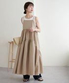【ディスコート/Discoat】の《新色追加》【WEB限定】ラウンドティアードキャミワンピース ベージュ|ID: prp329100004430550 ipo3291000000031842769
