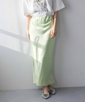 【ローリーズファーム/LOWRYS FARM】 シワサテンナロースカート人気、トレンドファッション・服の通販 founy(ファニー) ファッション Fashion レディースファッション WOMEN スカート Skirt サテン Satin シンプル Simple スウェット Sweat ドレープ Drape エレガント 上品 Elegant 楽ちん Easy |ID:prp329100004430891