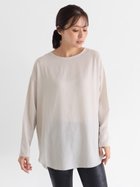 【ラシュッド/LASUD】のドライタッチプルオーバー 人気、トレンドファッション・服の通販 founy(ファニー) ファッション Fashion レディースファッション WOMEN トップス・カットソー Tops/Tshirt プルオーバー Pullover エレガント 上品 Elegant 洗える Washable thumbnail グレー|ID: prp329100004431228 ipo3291000000030948969