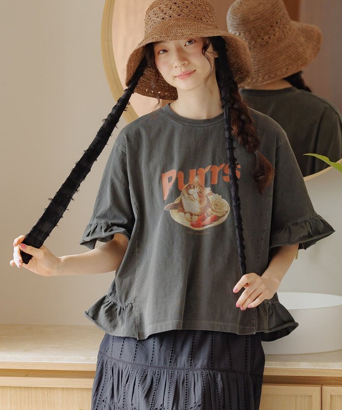 【ニコアンド/niko and】のフリルアソートキャットTシャツ インテリア・キッズ・メンズ・レディースファッション・服の通販 founy(ファニー) https://founy.com/ ファッション Fashion レディースファッション WOMEN トップス・カットソー Tops/Tshirt シャツ/ブラウス Shirts/Blouses ロング / Tシャツ T-Shirts おすすめ Recommend アメリカン American カットソー Cut And Sew カーゴパンツ Cargo Pants スリット Slit バランス Balance フリル Frills プリント Print ワイド Wide ヴィンテージ Vintage 半袖 Short Sleeve 吸水 Water Absorption 夏 Summer 春 Spring S/S・春夏 Ss・Spring/Summer |ID: prp329100004431320 ipo3291000000031847660