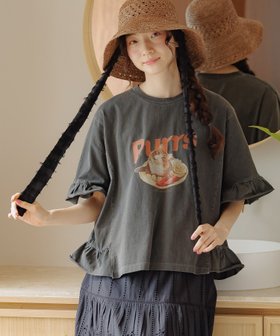 【ニコアンド/niko and】 フリルアソートキャットTシャツ人気、トレンドファッション・服の通販 founy(ファニー) ファッション Fashion レディースファッション WOMEN トップス・カットソー Tops/Tshirt シャツ/ブラウス Shirts/Blouses ロング / Tシャツ T-Shirts おすすめ Recommend アメリカン American カットソー Cut And Sew カーゴパンツ Cargo Pants スリット Slit バランス Balance フリル Frills プリント Print ワイド Wide ヴィンテージ Vintage 半袖 Short Sleeve 吸水 Water Absorption 夏 Summer 春 Spring S/S・春夏 Ss・Spring/Summer |ID:prp329100004431320