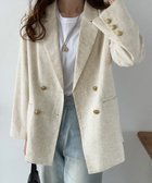 【ジュノア/JUNOAH】の金釦リネン混シャツジャケット 人気、トレンドファッション・服の通販 founy(ファニー) ファッション Fashion レディースファッション WOMEN アウター Coat Outerwear ジャケット Jackets ジャケット Jacket リネン Linen thumbnail アイボリー|ID: prp329100004432018 ipo3291000000030956033