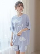 【ジェラート ピケ/gelato pique】の【限定カラーあり】スムーズィーダイナソージャガードプルオーバー ショートパンツセット NVY[089]|ID: prp329100004432067 ipo3291000000031979071