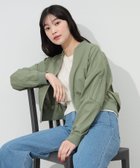 【ビームス ハート/BEAMS HEART】のBEAMS HEART / コットン ショート MA-1ブルゾン 25SS 春 人気、トレンドファッション・服の通販 founy(ファニー) ファッション Fashion レディースファッション WOMEN アウター Coat Outerwear ブルゾン Blouson/Jackets MA-1 MA-1 2025年 2025 2025春夏・S/S Ss,Spring/Summer,2025 おすすめ Recommend コンパクト Compact サロペット Overalls ショート Short デニム Denim バランス Balance ブルゾン Blouson ブロード Broad ポケット Pocket 春 Spring 洗える Washable thumbnail OLIVE|ID: prp329100004432140 ipo3291000000030957161