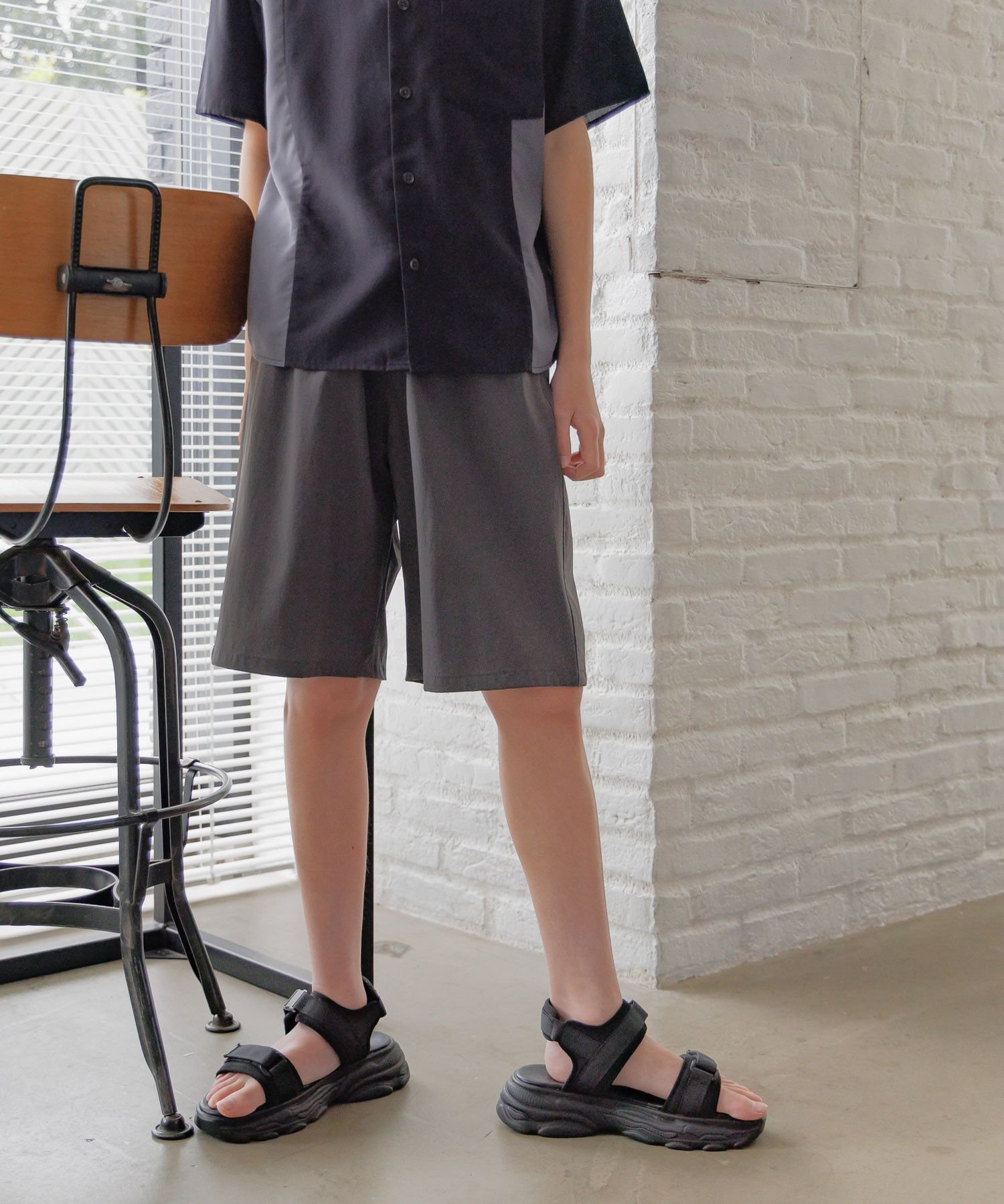 【グローバルワーク/GLOBAL WORK / KIDS】のエアかるショーツ/キッズ/147339 インテリア・キッズ・メンズ・レディースファッション・服の通販 founy(ファニー) 　ファッション　Fashion　キッズファッション　Fashion for Kids　おすすめ　Recommended / Our Picks　エアリー　Airy Texture　ショーツ　Shorts, Short Pants　ショート　Short, Short Length　シンプル　Simple, Minimal　ストレッチ　Stretch, Stretchy Fabric　プリント　Print, Printed Pattern　半袖　Short Sleeve, Half Sleeve　定番　Standard, Basic Item　チャコール19|ID: prp329100004432174 ipo3291000000032303637