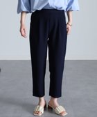 【ラナン/Ranan】の美脚シルエットタッククロップドパンツ ネイビー|ID: prp329100004432225 ipo3291000000031993888