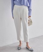 【ラナン/Ranan】の美脚シルエットタッククロップドパンツ オフホワイト|ID: prp329100004432225 ipo3291000000031993891