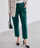【ラナン/Ranan】の美脚シルエットタッククロップドパンツ モスグリーン|ID: prp329100004432225 ipo3291000000031993913
