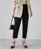 【ラナン/Ranan】の美脚シルエットタッククロップドパンツ 人気、トレンドファッション・服の通販 founy(ファニー) ファッション Fashion レディースファッション WOMEN パンツ Pants イエロー Yellow ギャザー Gather サンダル Sandals ジャケット Jacket スキニー Skinny ストレッチ Stretch スニーカー Sneakers ツイル Twill デニム Denim 定番 Standard フレア Flare 2022年 2022 2022 春夏 S/S Ss,Spring/Summer,2022 プチプライス・低価格 Affordable thumbnail ブラック|ID: prp329100004432225 ipo3291000000032145421