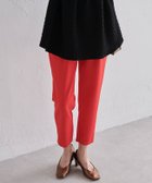 【ラナン/Ranan】の美脚シルエットタッククロップドパンツ 人気、トレンドファッション・服の通販 founy(ファニー) ファッション Fashion レディースファッション WOMEN パンツ Pants イエロー Yellow ギャザー Gather サンダル Sandals ジャケット Jacket スキニー Skinny ストレッチ Stretch スニーカー Sneakers ツイル Twill デニム Denim 定番 Standard フレア Flare 2022年 2022 2022 春夏 S/S Ss,Spring/Summer,2022 プチプライス・低価格 Affordable thumbnail オレンジレッド|ID: prp329100004432225 ipo3291000000032145435