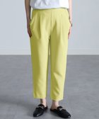 【ラナン/Ranan】の美脚シルエットタッククロップドパンツ 人気、トレンドファッション・服の通販 founy(ファニー) ファッション Fashion レディースファッション WOMEN パンツ Pants イエロー Yellow ギャザー Gather サンダル Sandals ジャケット Jacket スキニー Skinny ストレッチ Stretch スニーカー Sneakers ツイル Twill デニム Denim 定番 Standard フレア Flare 2022年 2022 2022 春夏 S/S Ss,Spring/Summer,2022 プチプライス・低価格 Affordable thumbnail レモンイエロー|ID: prp329100004432225 ipo3291000000032145451