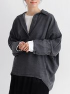 【ラシュッド/LASUD】のテンセルドルマンスキッパーシャツ 人気、トレンドファッション・服の通販 founy(ファニー) ファッション Fashion レディースファッション WOMEN トップス・カットソー Tops/Tshirt シャツ/ブラウス Shirts/Blouses おすすめ Recommend とろみ Thickness スキッパー Skipper thumbnail ブラック|ID: prp329100004432245 ipo3291000000030957893