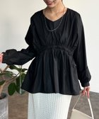 【シェトワ/Chez toi】のペプラムチュニックブラウス 人気、トレンドファッション・服の通販 founy(ファニー) ファッション Fashion レディースファッション WOMEN トップス・カットソー Tops/Tshirt シャツ/ブラウス Shirts/Blouses ギャザー Gather シャーリング Shirring シンプル Simple チュニック Tunic テーパード Tapered デニム Denim ペプラム Peplum ボトム Bottom リラックス Relax プチプライス・低価格 Affordable おすすめ Recommend thumbnail ブラック|ID: prp329100004432272 ipo3291000000030958060