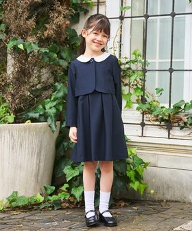 【デッサン/Dessin / KIDS】の【セレモニー】衿取り外しワンピース 人気、トレンドファッション・服の通販 founy(ファニー) ファッション Fashion キッズファッション KIDS ワンピース Dress/Kids セレモニー Ceremony ダウン Down フォーマル Formal ボレロ Bolero ポケット Pocket リボン Ribbon |ID:prp329100004432278