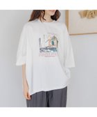 【ニコアンド/niko and】のバック布帛CITYフォトTシャツ 人気、トレンドファッション・服の通販 founy(ファニー) ファッション Fashion レディースファッション WOMEN トップス・カットソー Tops/Tshirt シャツ/ブラウス Shirts/Blouses ロング / Tシャツ T-Shirts バッグ Bag おすすめ Recommend カットソー Cut And Sew バランス Balance フリル Frills ワイド Wide 半袖 Short Sleeve thumbnail オフ11|ID: prp329100004432555 ipo3291000000030960074