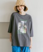 【ニコアンド/niko and】のバック布帛CITYフォトTシャツ 人気、トレンドファッション・服の通販 founy(ファニー) ファッション Fashion レディースファッション WOMEN トップス・カットソー Tops/Tshirt シャツ/ブラウス Shirts/Blouses ロング / Tシャツ T-Shirts バッグ Bag おすすめ Recommend カットソー Cut And Sew バランス Balance フリル Frills ワイド Wide 半袖 Short Sleeve thumbnail チャコール18|ID: prp329100004432555 ipo3291000000030960075