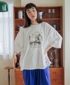 【ニコアンド/niko and】のバック布帛CITYフォトTシャツ オフ11|ID: prp329100004432555 ipo3291000000031957047