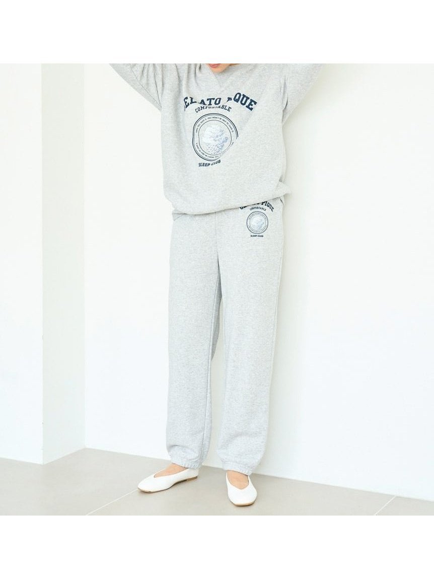 【ジェラート ピケ/gelato pique】の【UNISEX】裏毛ロングパンツ 人気、トレンドファッション・服の通販 founy(ファニー) 　ファッション　Fashion　レディースファッション　WOMEN　パンツ　Pants　ユニセックス　Unisex　グラフィック　Graphic　プリント　Print　ベーシック　Basic　モチーフ　Motif　ロング　Long　 other-1|ID: prp329100004432638 ipo3291000000030960592