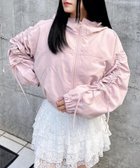 【イング/INGNI】のINGNI/袖リボン付マウンテンパーカー 人気、トレンドファッション・服の通販 founy(ファニー) ファッション Fashion レディースファッション WOMEN トップス・カットソー Tops/Tshirt パーカ Sweats ガーリー Girly ギャザー Gather コンパクト Compact シャーリング Shirring ショート Short スマホ Smartphone ハイネック High Neck バランス Balance パーカー Hoodie ブルゾン Blouson ボトム Bottom ポケット Pocket リボン Ribbon 羽織 Haori thumbnail ピンク|ID: prp329100004432700 ipo3291000000030961353