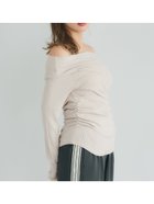 【コカ/COCA】のリブオフショルダートップス 人気、トレンドファッション・服の通販 founy(ファニー) ファッション Fashion レディースファッション WOMEN トップス・カットソー Tops/Tshirt オフショルダー トップス Off the Shoulder Top とろみ Thickness ポケット Pocket thumbnail Beige|ID: prp329100004432710 ipo3291000000030961402