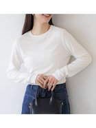 【コカ/COCA】のリブテレコクロップドトップス 人気、トレンドファッション・服の通販 founy(ファニー) ファッション Fashion レディースファッション WOMEN トップス・カットソー Tops/Tshirt thumbnail White|ID: prp329100004432768 ipo3291000000030961802