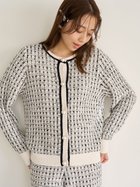 【スナイデル ホーム/SNIDEL HOME】のツイードカーディガン 人気、トレンドファッション・服の通販 founy(ファニー) ファッション Fashion レディースファッション WOMEN トップス・カットソー Tops/Tshirt カーディガン Cardigans イエロー Yellow エレガント 上品 Elegant カーディガン Cardigan ショート Short ツイード Tweed ネップ Nep Yarn パール Pearl ラウンド Round thumbnail BLK[009]|ID: prp329100004432959 ipo3291000000030962961