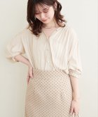 【ナチュラルクチュール/natural couture】のとろみサテン7分袖ブラウス アイボリー|ID: prp329100004433015 ipo3291000000031150045
