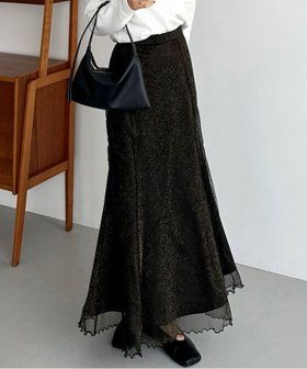 【ジュノア/JUNOAH】のcallautiaラメマーメイドスカート 人気、トレンドファッション・服の通販 founy(ファニー) ファッション Fashion レディースファッション WOMEN スカート Skirt シアー Sheer |ID:prp329100004433341