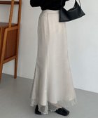 【ジュノア/JUNOAH】のcallautiaラメマーメイドスカート 人気、トレンドファッション・服の通販 founy(ファニー) ファッション Fashion レディースファッション WOMEN スカート Skirt シアー Sheer thumbnail グレー|ID: prp329100004433341 ipo3291000000030967146