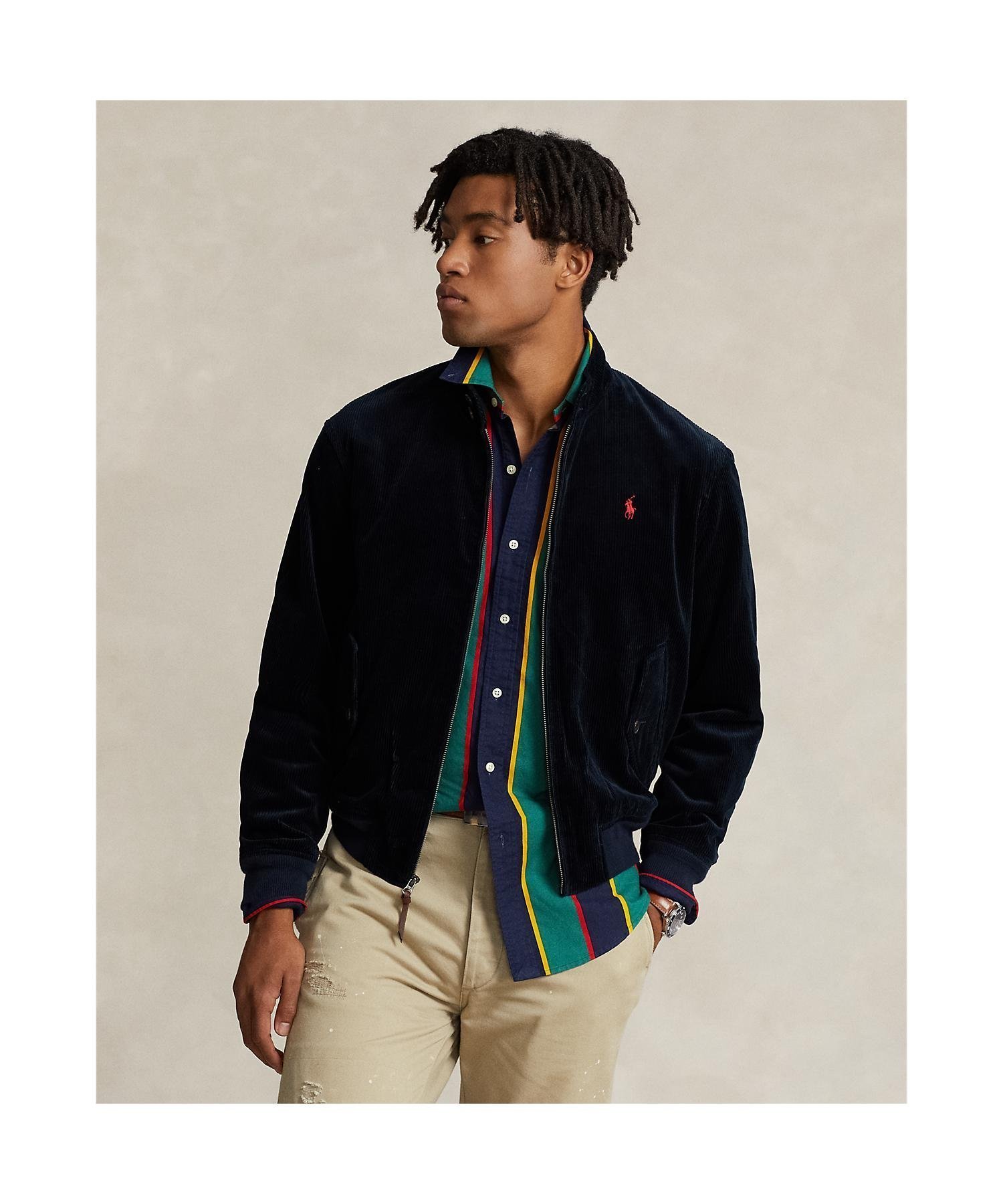 【ラルフローレン/RALPH LAUREN / MEN】のコーデュロイ ジャケット 人気、トレンドファッション・服の通販 founy(ファニー) 　ファッション　Fashion　メンズファッション　MEN　コーデュロイ　Corduroy　ジャケット　Jacket　スポーティ　Sporty　テクスチャー　Texture　長袖　Long Sleeve　ハイネック　High Neck　フロント　Front　ポケット　Pocket　 other-1|ID: prp329100004433485 ipo3291000000030968333