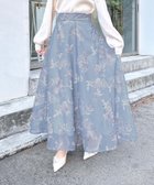 【イング/INGNI】のINGNI/花柄メッシュフレアSK 人気、トレンドファッション・服の通販 founy(ファニー) ファッション Fashion レディースファッション WOMEN スカート Skirt エレガント 上品 Elegant 春 Spring サンダル Sandals シンプル Simple バランス Balance フェミニン Feminine フレア Flare メッシュ Mesh ロング Long おすすめ Recommend thumbnail ブルー|ID: prp329100004433521 ipo3291000000030968652