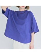 【コカ/COCA】のビックシルエットテールカット5分袖Tシャツ Blue|ID: prp329100004434116 ipo3291000000031903746